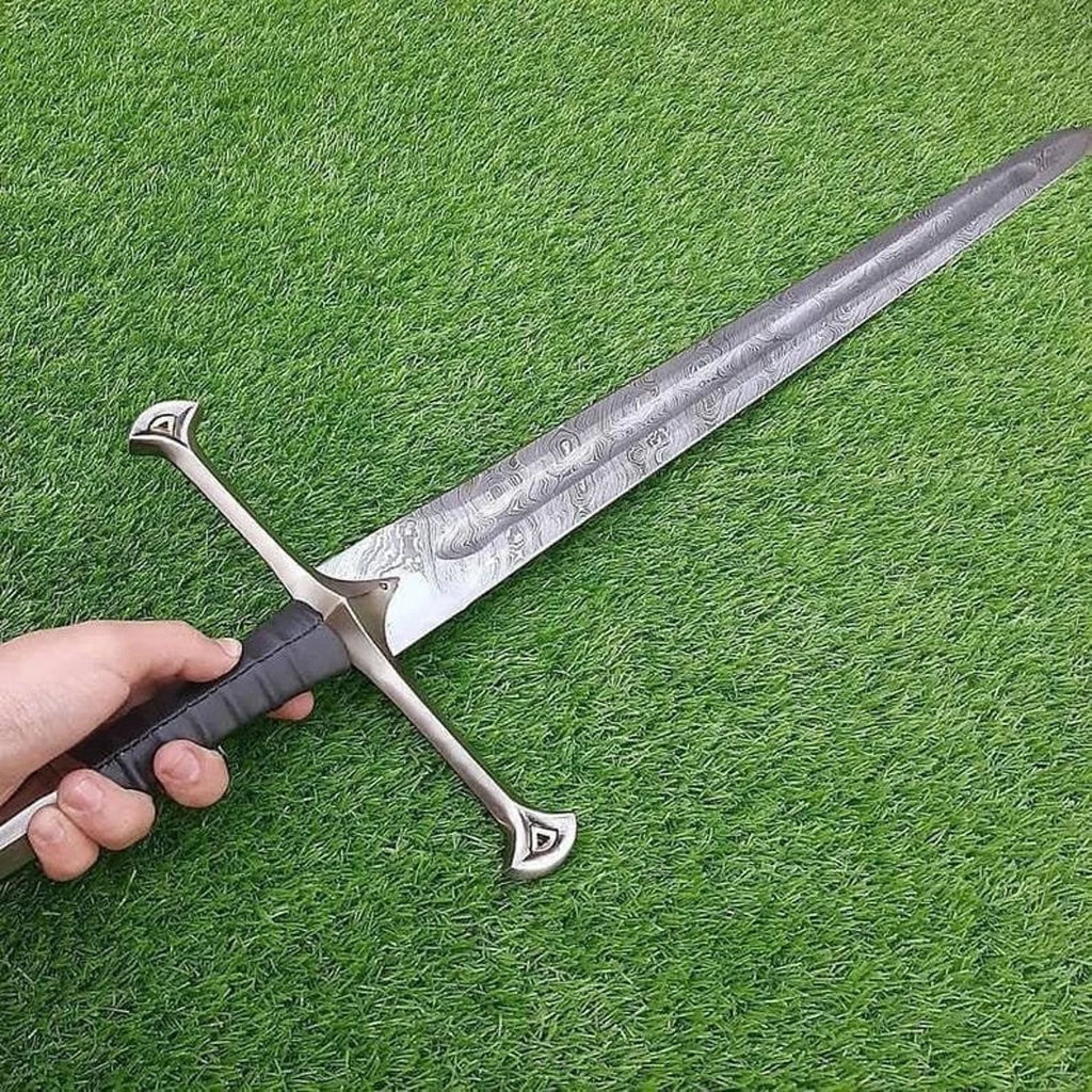 Handcrafted Andúril Sword | Lord of the Rings Aragorn Replica with Scabbard