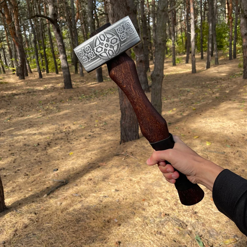 Viking Etching Carbon Steel Blade Axe