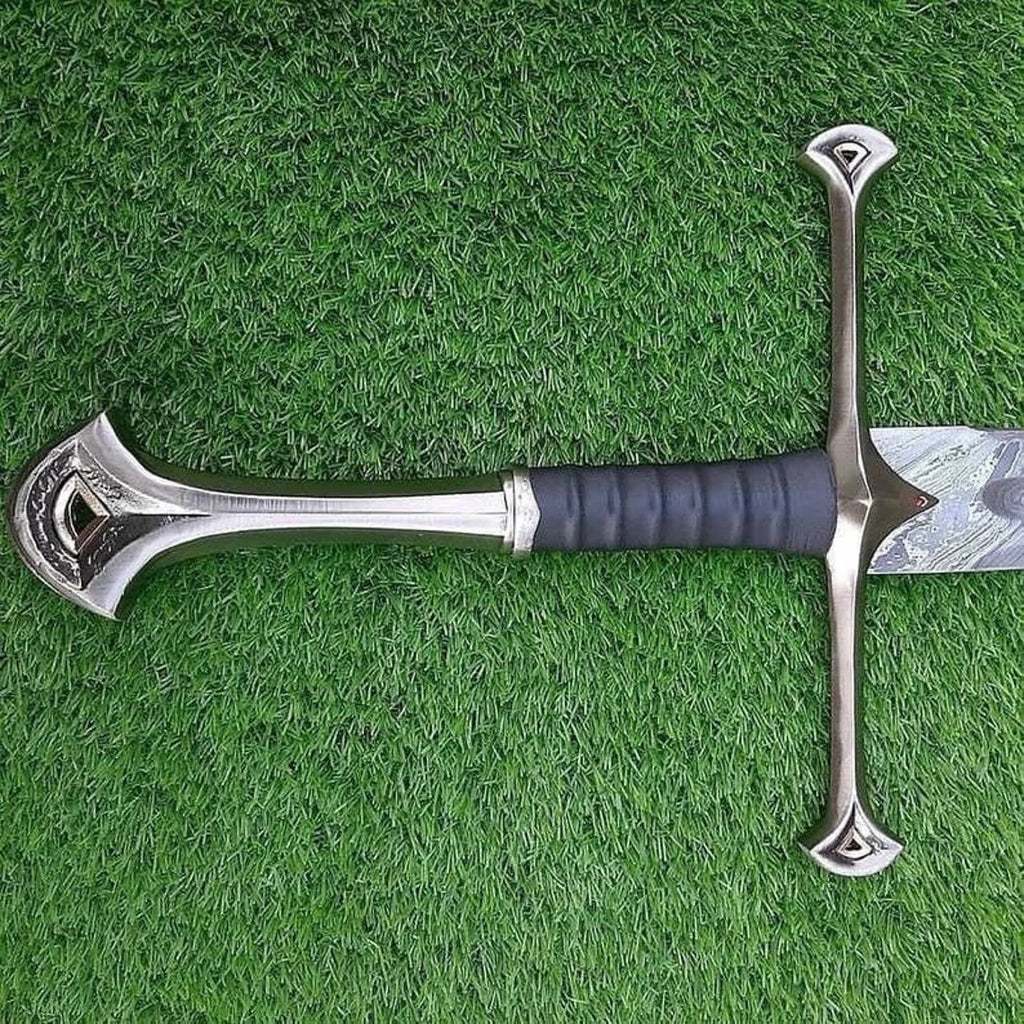 Handcrafted Andúril Sword | Lord of the Rings Aragorn Replica with Scabbard
